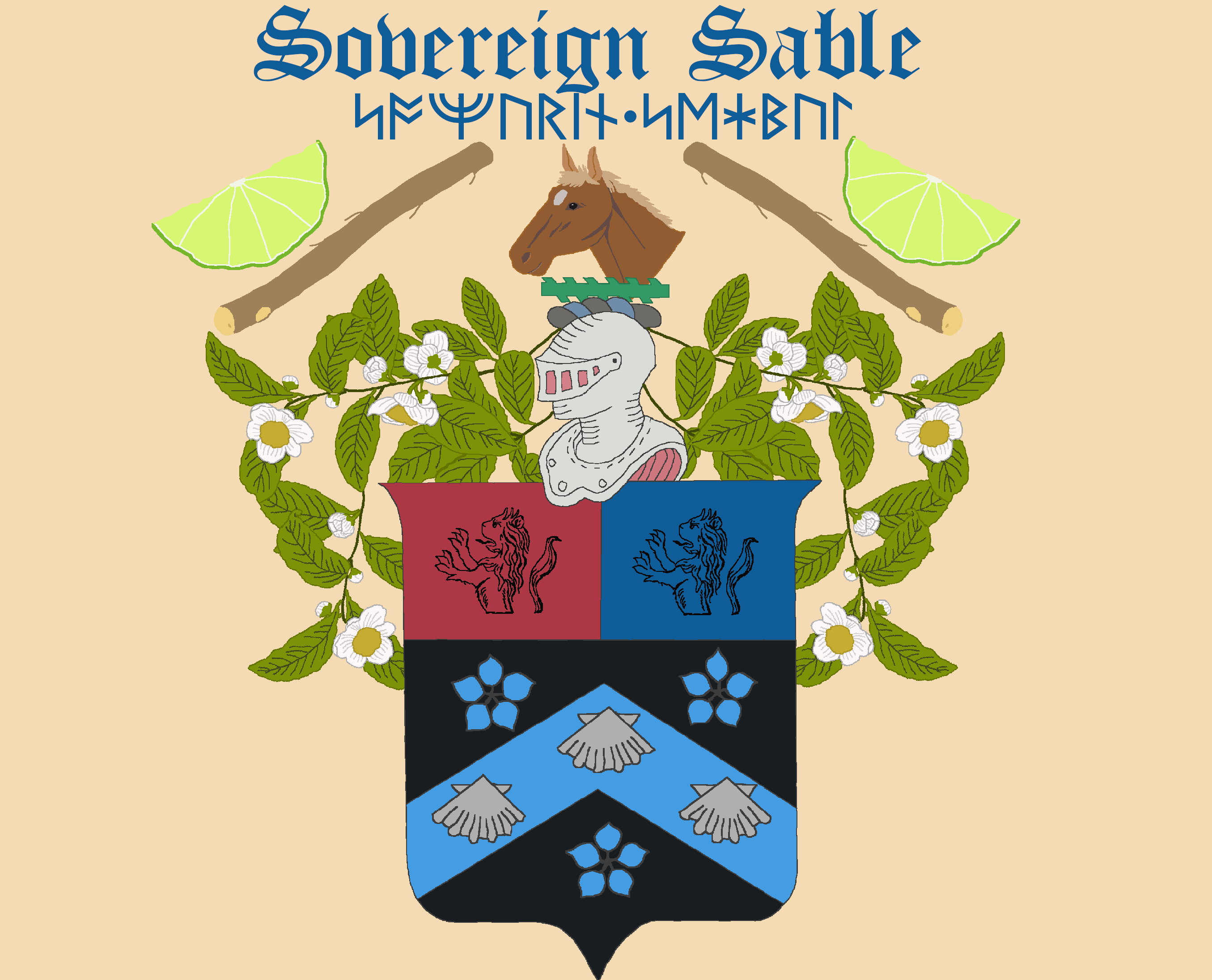 Sovereign Sable tea label